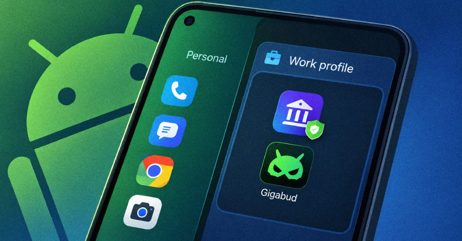 Gigabud crea perfiles de trabajo en Android para eludir las comprobaciones de malware de las aplicaciones bancarias