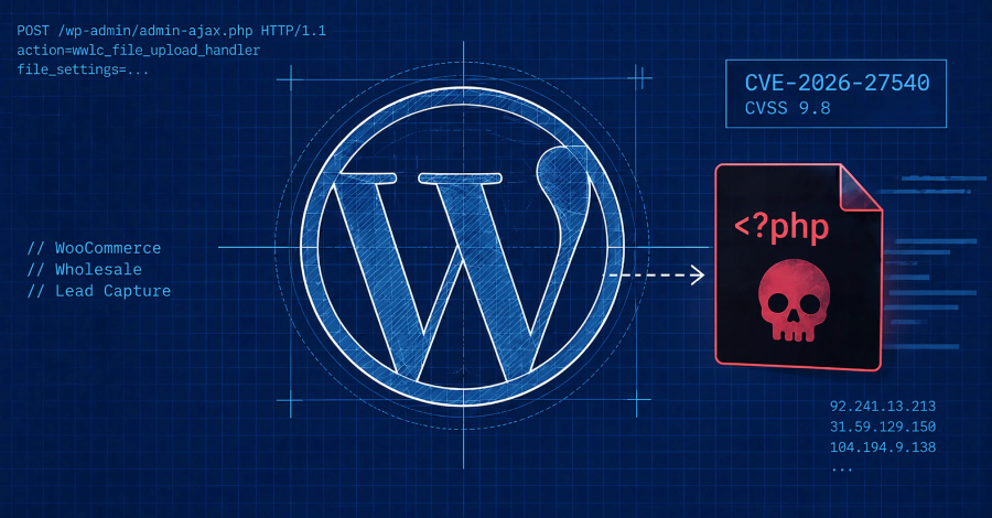 Los atacantes aprovechan una vulnerabilidad en la función de captura de clientes potenciales de WooCommerce Wholesale para instalar shells web PHP