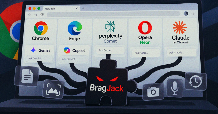 Una extensión podría secuestrar los asistentes de IA en Chrome, Comet, Edge, Opera Neon y Claude