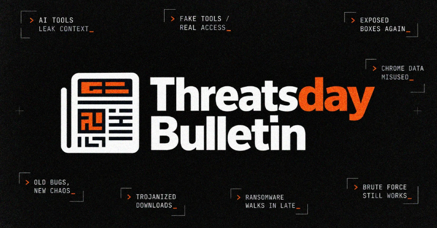 ThreatsDay: agentes que se reescriben a sí mismos, más de 800 vulnerabilidades corregidas, suplantaciones de SIM por parte de personas internas y otras 22 noticias más