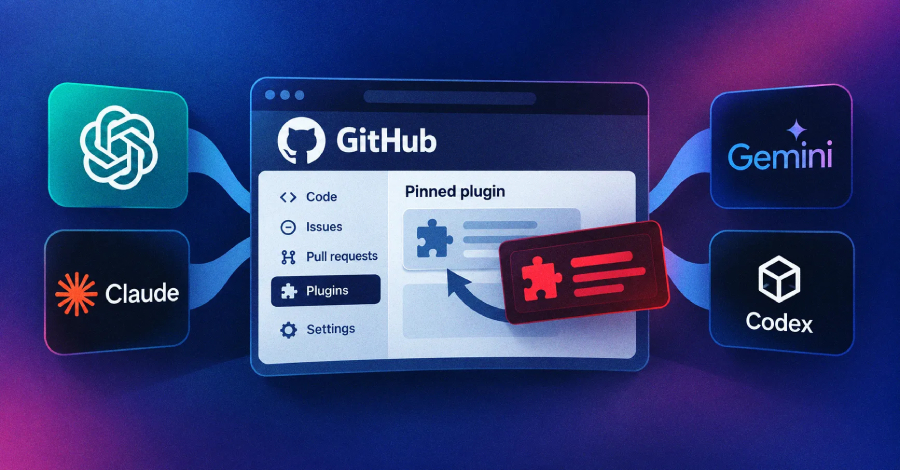 Plugin4Shell permite a los propietarios de repositorios intercambiar código de complementos fijados entre cuatro agentes de programación basados en IA