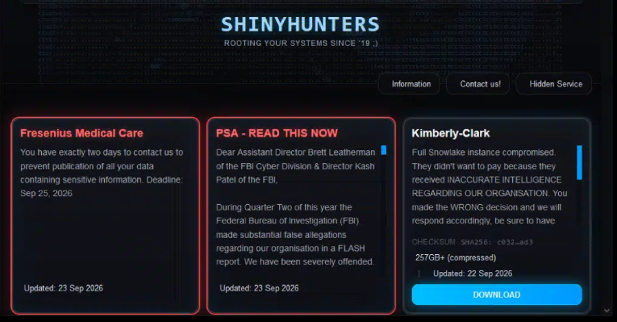 ShinyHunters afirma haber protagonizado un ataque contra el FBI y asegura que ha sustraído datos sobre agentes y candidatos a puestos de trabajo