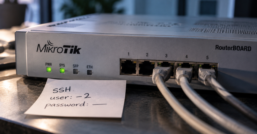 La vulnerabilidad «MikroTrick Chain» permite a los atacantes hacerse con el control de los routers MikroTik sin necesidad de contraseña ni clave SSH