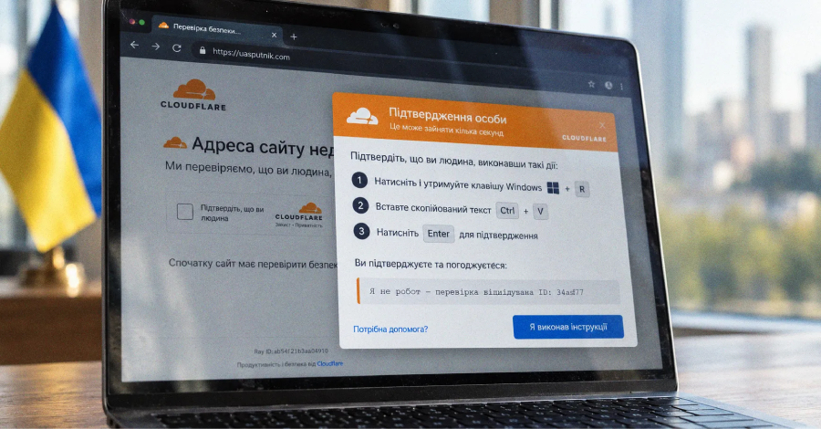 Sitios web ucranianos pirateados difunden enlaces falsos de Cloudflare ClickFix para propagar el virus «Psychedelic Stealer»