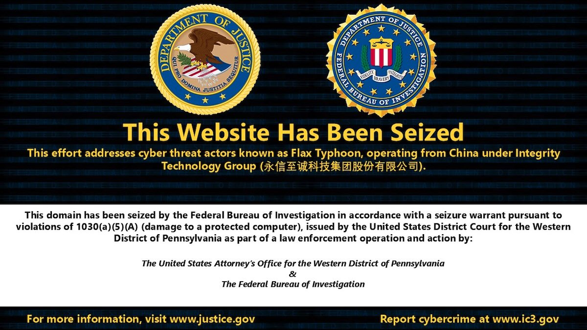 EE. UU. desactiva herramientas de piratería informática patrocinadas por el Estado chino