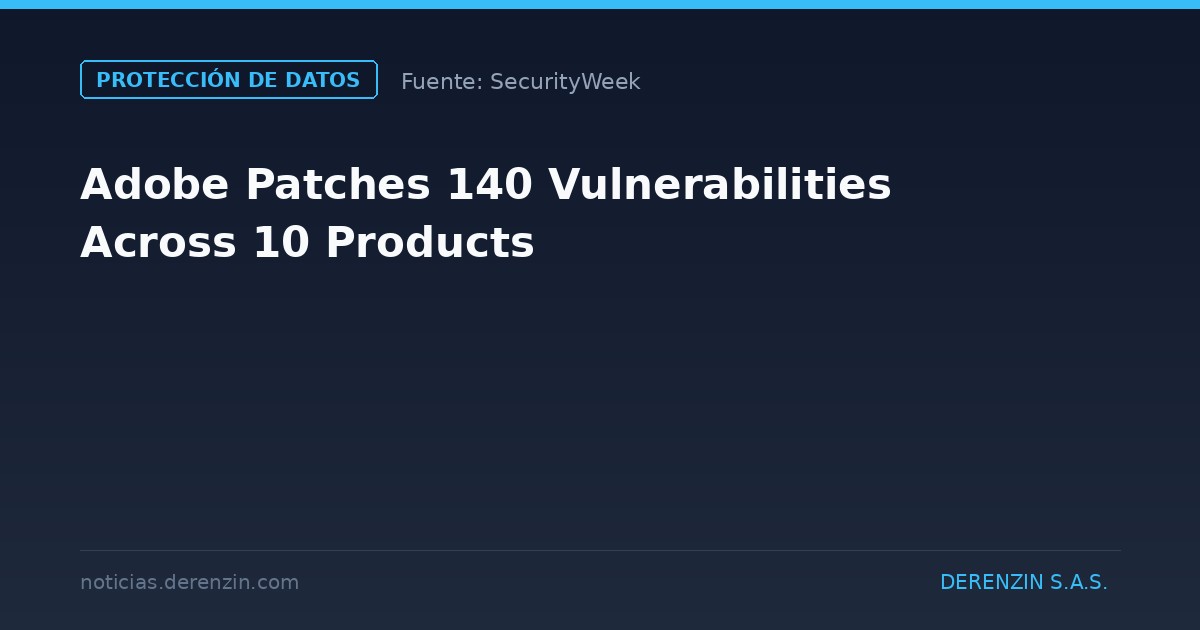 Adobe corrige 140 vulnerabilidades en 10 productos