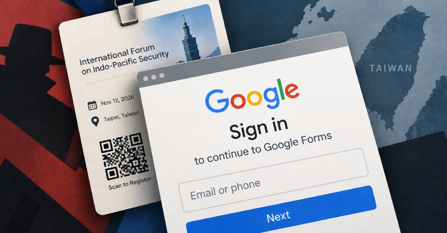 UAT-11985 utiliza invitaciones falsas a eventos para atacar a investigadores afiliados de Taiwán mediante un ataque de phishing de Google AitM