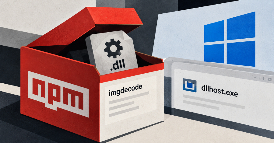 El paquete «imgdecode» de MALFEX en npm oculta un cargador de código shell en un complemento nativo de Windows
